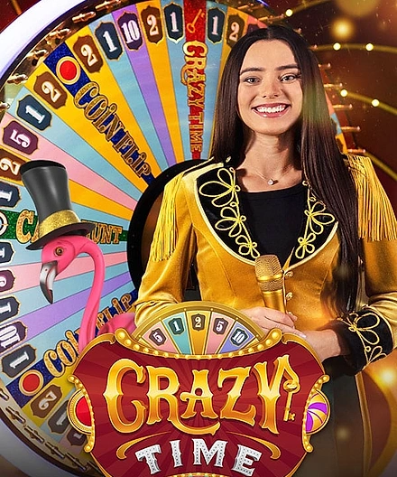 Evolution Crazy Time live game show wheel in Bangladesh